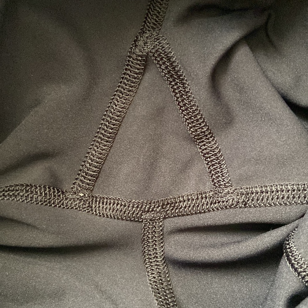 Lululemon Fast & Free Leggings Crop II Reflective 19” Black 2 - Picture 12 of 17